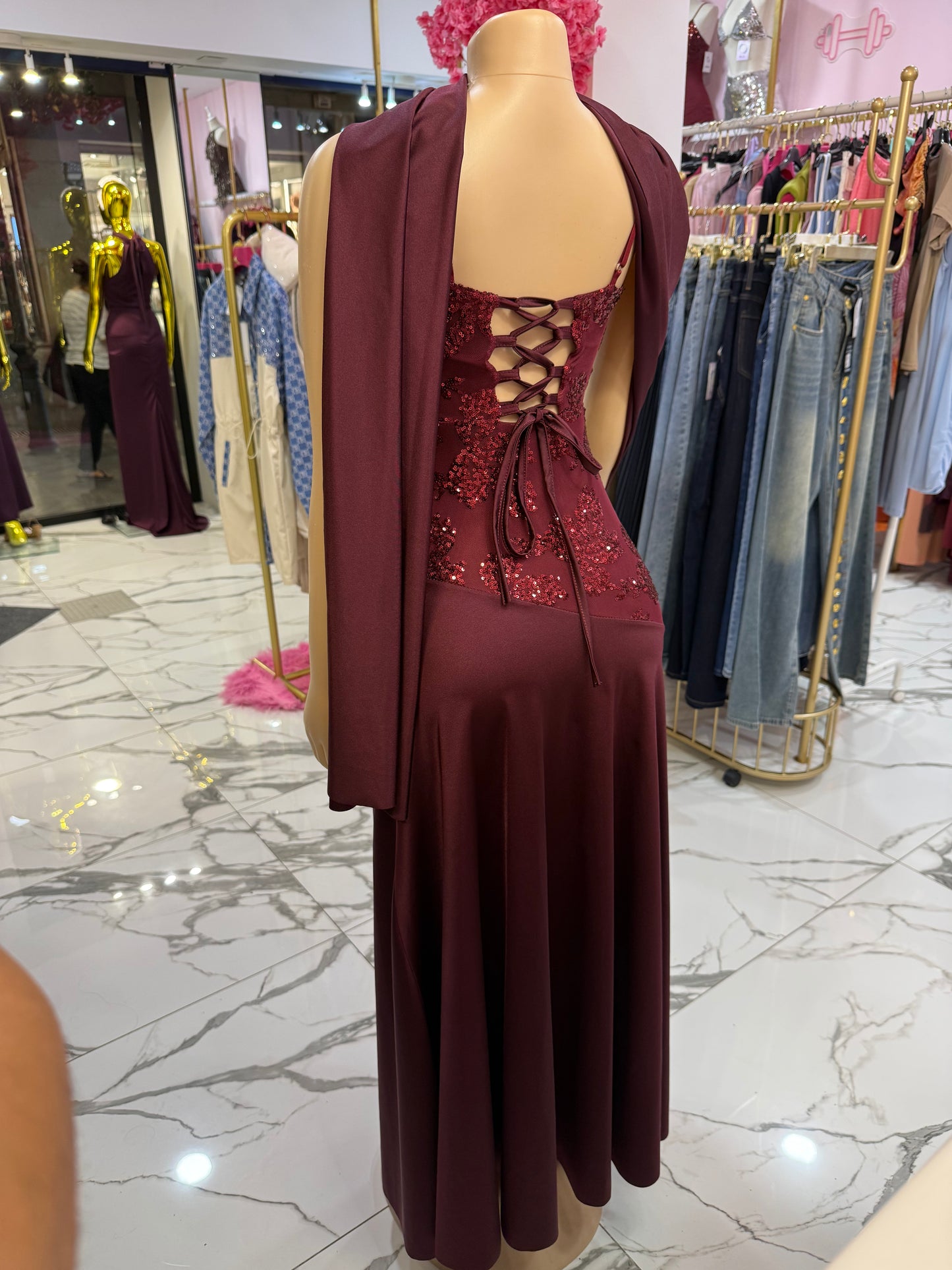 Vestido Liz vino