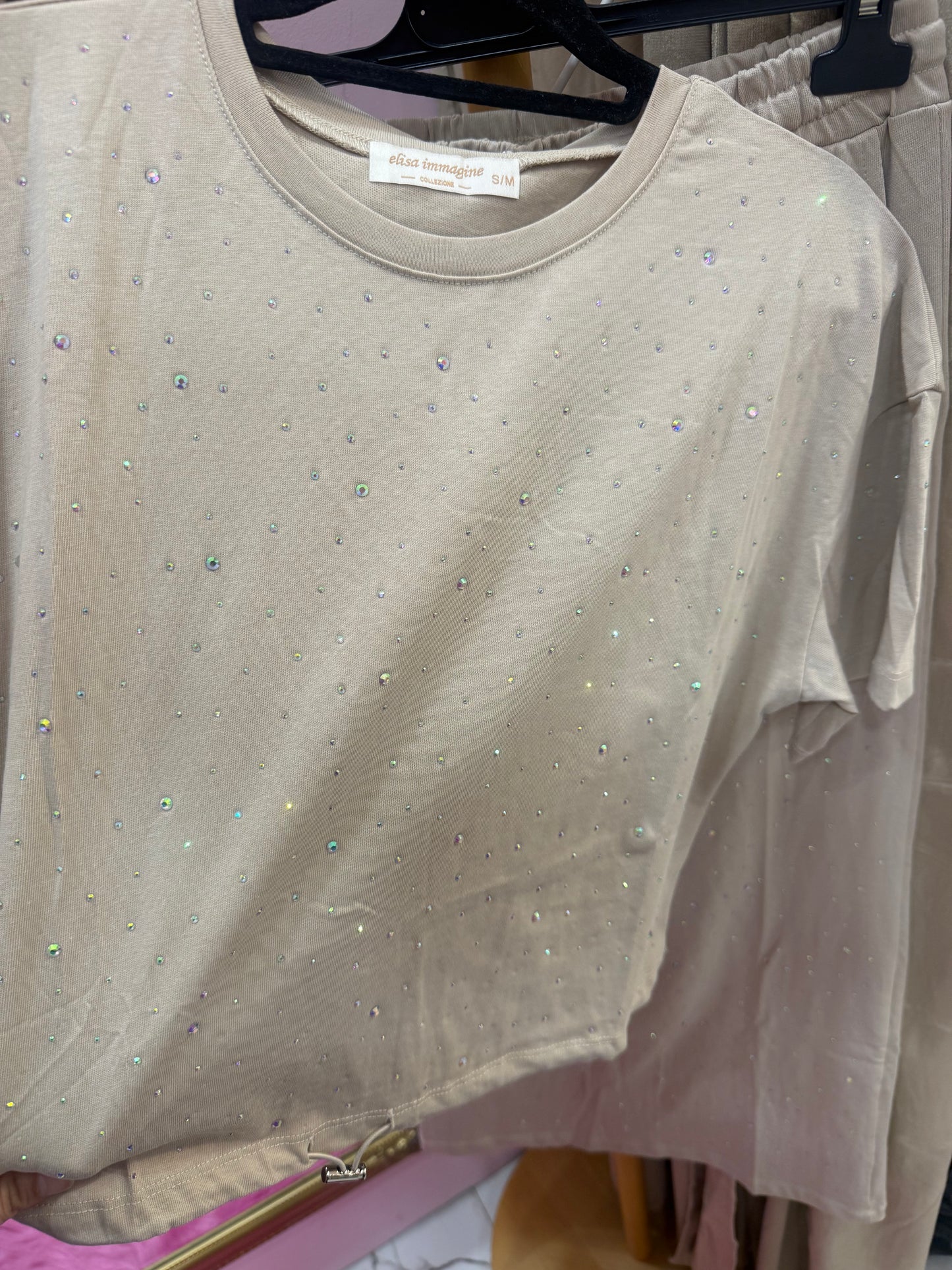 Conjunto Falda brillo