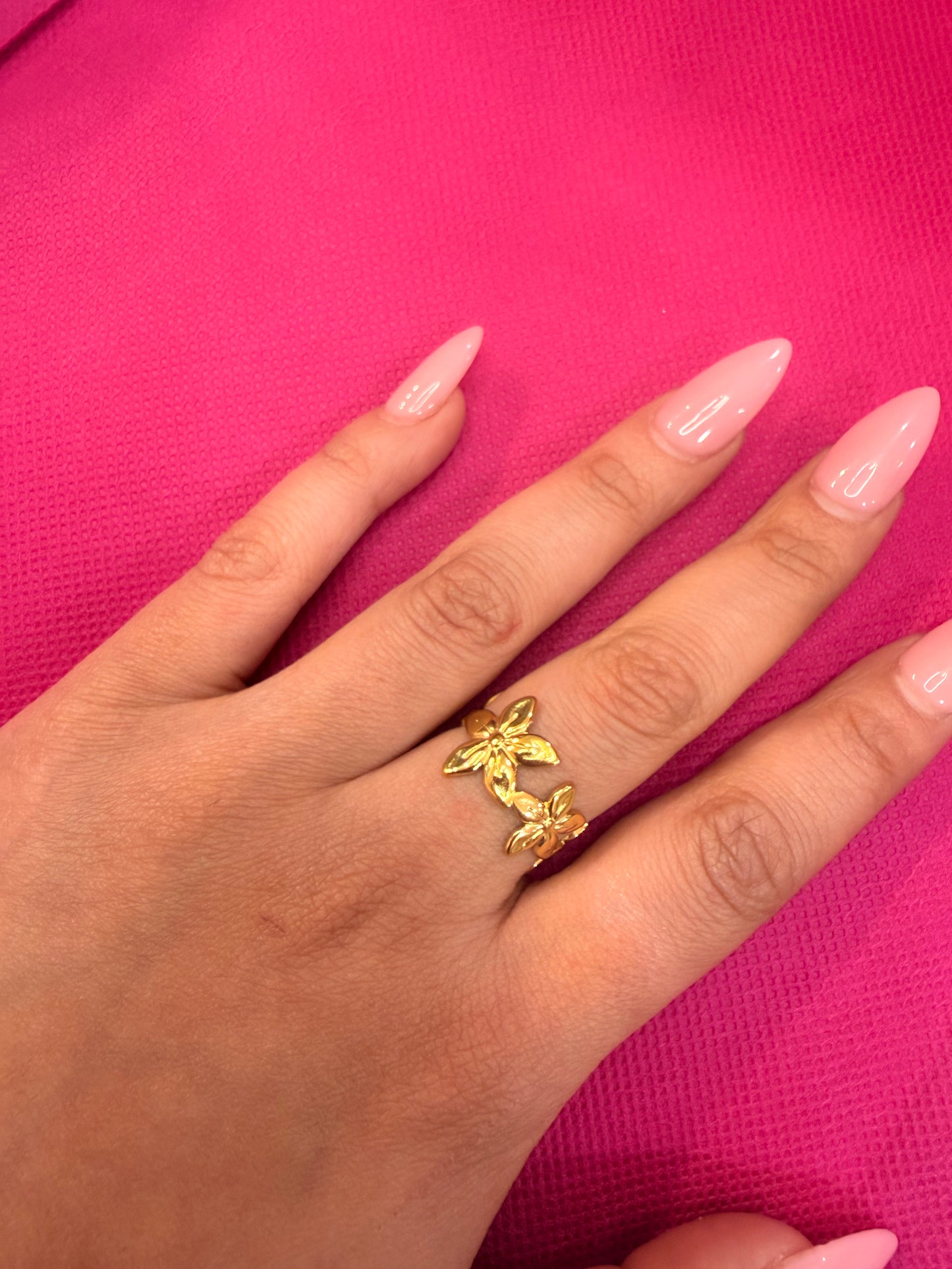 Anillo flores