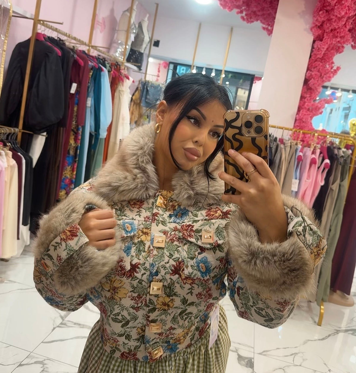 Chaqueta Floral