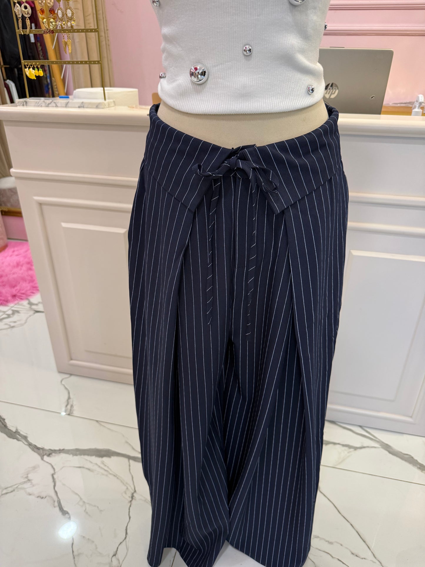 Pantalon Rayas solapa