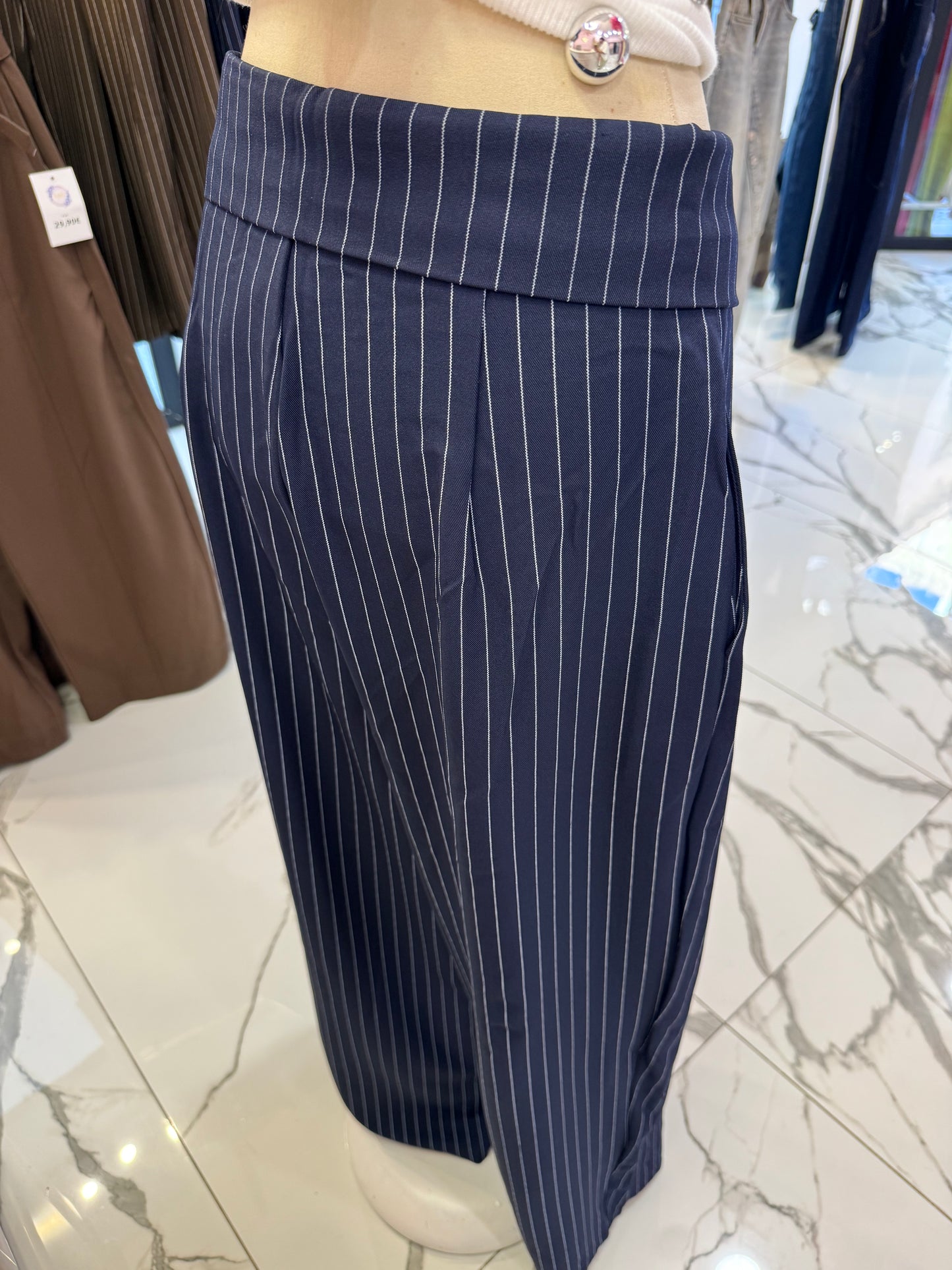 Pantalon Rayas solapa
