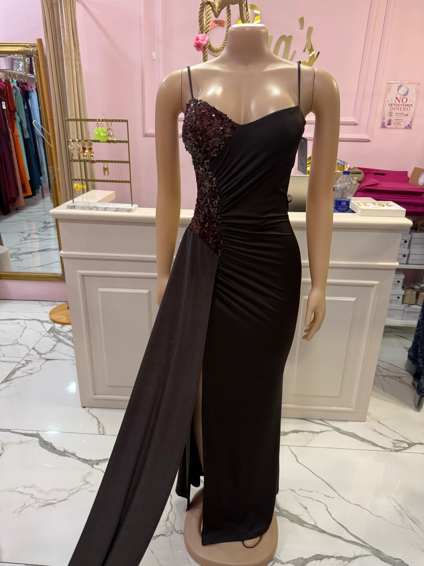Vestido Alma marron