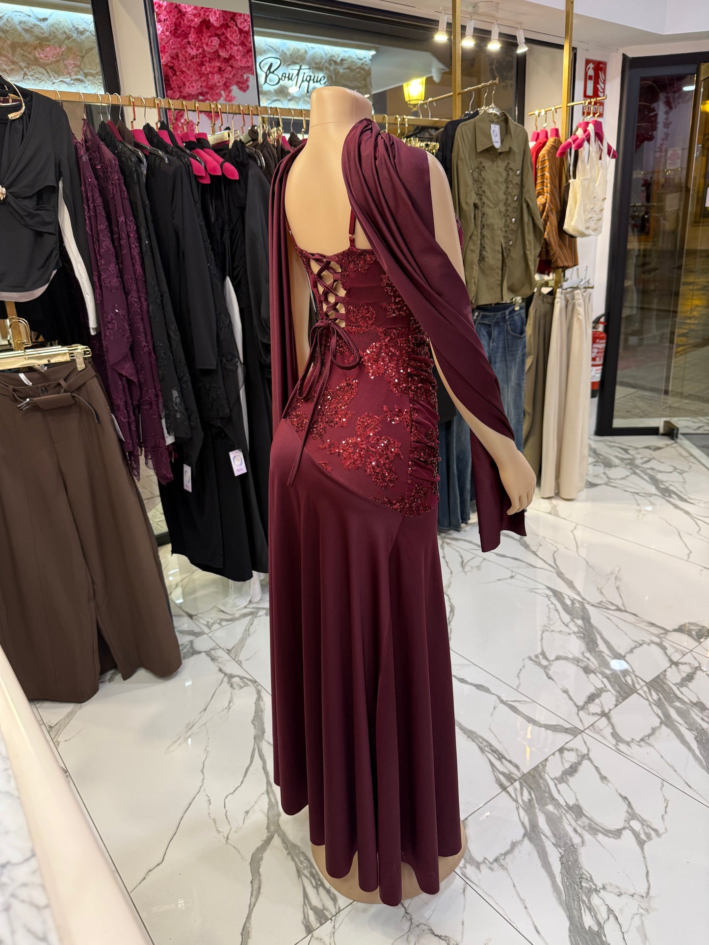 Vestido Liz vino