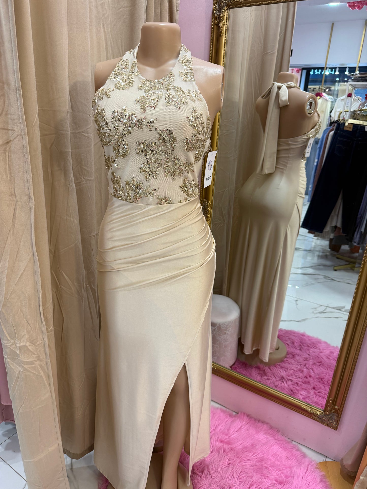 Vestido Karina Oro