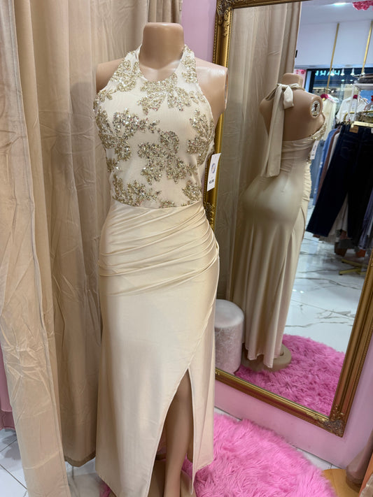 Vestido Karina Oro